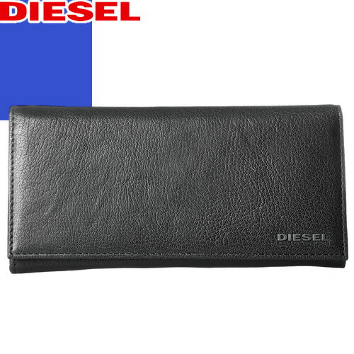 ディーゼル 財布（メンズ） ディーゼル DIESEL 財布 長財布 かぶせ 小銭入れあり メンズ レザー 本革 ブランド プレゼント 黒 ブラック JEM-J 24 A DAY X03928 PR271 [S]