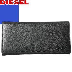 ディーゼル DIESEL 財布 長財布 かぶせ 小銭入れあり メンズ レザー 本革 ブランド プレゼント 黒 ブラック JEM-J 24 A DAY X03928 PR271 [S]