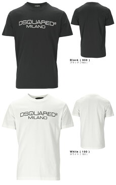 ディースクエアード DSQUARED2 Tシャツ メンズ 2020年春夏新作 半袖 ブランド クルーネック コットン 綿 インナー カジュアル 大きいサイズ プリント 白 ホワイト S74GD0645 S22844 [メール便発送]