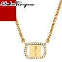 T@g[ tFK Salvatore Ferragamo lbNX y_g fB[X @ pF NX^ Vv uh Ԃ S[h v[g Mtg  VARA PENDANT NECKLACE L 760227 [S]