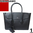 フェラガモ FERRAGAMO バッグ トートバッグ メンズ 大きめ 大容量 本革 革 カジュアル ブランド 黒 ブラック EAST WEST TOTE BAG...