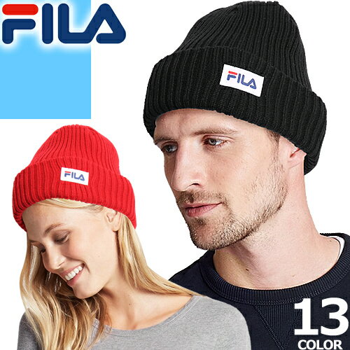 [最終SALE] フィラ FILA ニット帽 ニットキャップ ワッチキャップ 帽子 ビーニー メンズ レディース カタカナ ロゴ アクリル Logo Knit Watch [メール便発送]