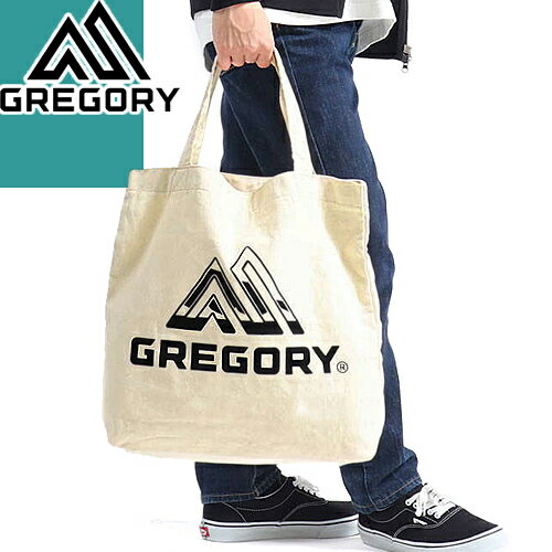 グレゴリー GREGORY バッグ トートバッグ サブバッグ エコバッグ メンズ レディース キャンバス コットン ブランド 大きめ 布 通勤 通学 おしゃれ COTTON CANVAS TOTE 130300 T055 [ネコポス発送]