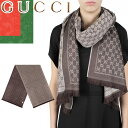 グッチ GUCCI マフラー スカーフ ストール メンズ レディース GG柄 リバーシブル ウール ブランド プレゼント ブラウン ベージュ Wool GG jacquard scarf 411115 3G200 [ゆうパケ発送]