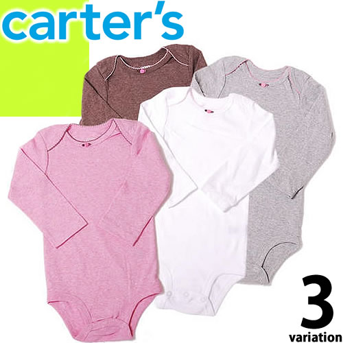 カーターズ carter 039 s ロンパース ベビー服 女の子 男の子 カバーオール ボディスーツ ベビー おしゃれ 長袖 4枚セット 下着 肌着 短肌着 セール ブランド 出産祝い 新生児 115-574 111-572 578 メール便発送