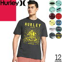 ハーレー Hurley tシャツ メンズ 半袖 サーフ ブランド 大きいサイズ ロゴ プリント 綿100％ おしゃれ クルーネック サーフィン スケートボード 白 赤 グレー グリーン プレゼント メール便発送