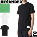 ジルサンダー ジルサンダー JIL SANDER Tシャツ 半袖 クルーネック 丸首 メンズ 2024年春夏新作 オーバーサイズ ロゴ コットン 大きいサイズ ブランド プレゼント 白 黒 ホワイト ブラック SS T-SHIRT J47GC0001 J45048 [1枚単品][ゆうパケ発送]