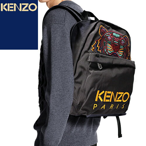 ケンゾー KENZO バッグ リュック バックパック リュックサック メンズ レディース 2020年春夏新作 ラージタイガー ブランド おしゃれ 軽量 黒 ブラック Large Tiger Canvas backpack F855SF300F20