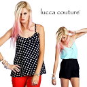 ルッカクチュール lucca couture キャミソール ノースリーブ タンクトップ ブラウス トップス 花柄 無地 おしゃれ きれいめ Aライン 柄 夏 大...