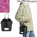 メゾンマルジェラ Maison Margiela バッグ ショルダーバッグ レディース 2024年春夏新作 2way ミニバッグ バケットバッグ 斜めがけ ブランド 大人 軽量 本革 革 黒 ブラック 5AC BUCKET SMALL S61WG0035 P4348