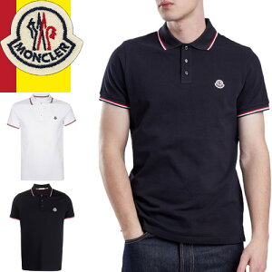 󥯥졼 MONCLER ݥ  Ⱦµ λ åڥ ȥꥳ ֥  礭  ۥ磻 ͥӡ POLO 8A70300 84556 [椦ѥȯ]