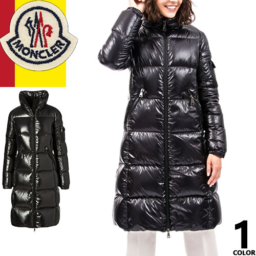 モンクレール MONCLER ダウン ダウンジャケット ダウンコート レディース モヤドン モヤドンズ MOYADONS ロング丈 アウター 防寒 光沢 黒 ブラック ブランド 1C56800 C0064