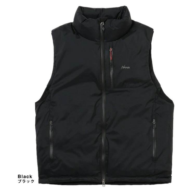 ＼SALE 在庫限り／【37,400円→33,580円】ナンガ NANGA ダウン オーロラテックス スタンドカラー ダウンベスト アウター メンズ 2025年秋冬新作 カジュアル アウトドア キャンプ 登山 軽量 防寒 防水 通勤 通学 大きいサイズ ブランド 黒 ブラック maido-selection-10009343 MSS(エムエスエス) サンプル画像2
