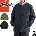 ＼SALE 在庫限り／【35,200円→28,080円】ナンガ NANGA ダウン タキビリップストップインナーダウンカーディガン ブルゾン アウター メンズ 2023年秋冬新作 難燃 アウトドア キャンプ 大きいサイズ 軽量 防寒 超撥水 通勤 通学 ブランド 黒 ブラック