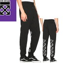 オフホワイト OFF-WHITE スウェット パンツ メンズ ブランド 大きいサイズ 黒 ブラック MARKER ARROWS SWEATPANTS