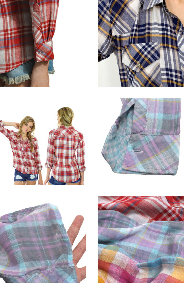 [最終SALE9,720円→4,990円] レイルズ Rails チェックシャツ ネルシャツ レディース 長袖 正規品 ブルー ピンク イエロー [メール便発送]