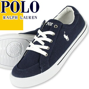 ポロ ラルフローレン スニーカー レディース ブリスベン カジュアル キャンバス ローカット 通勤 通学 紺 ネイビー POLO RALPH LAUREN BRISBANE LITE US4.0 US4.5 US5.0 US5.5 US6.0