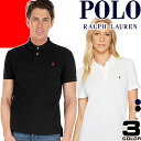 ポロ ラルフローレン POLO RALPHLAUREN ポロシャツ 半袖 メンズ レディース ロゴ 刺繍 鹿の子 シンプル ワンポイント ブランド 白 黒 ホワイト ブラック ネイビー ゆうパケ発送 アウトレット