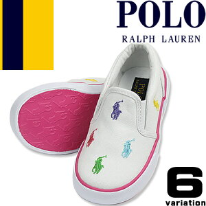 ポロ ラルフローレン スニーカー キッズ ベビー シューズ 子供靴 女の子 男の子 白 紺 ピンク スリッポン 13cm 15cm 16cm 出産祝い ブランド Polo Ralph Lauren BAL HARBOUR II BAL HARBOUR REPEAT [S]
