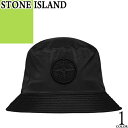 ストーンアイランド STONE ISLAND バケットハット 帽子 メンズ 2025年春夏新作 ロゴパッチ 刺繍 ナイロン 大きいサイズ 深め ブランド 黒 ブ...