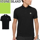 ストーンアイランド STONE ISLAND ポロシャツ メンズ 半袖 2025年春夏新作 ロゴパッチ おしゃれ ブランド 大きいサイズ 黒 ブラック ORGA...