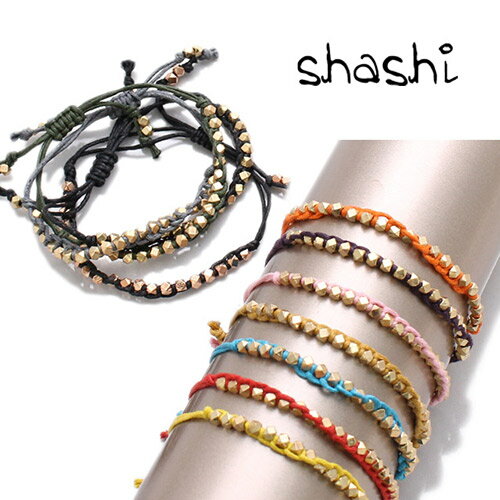 ワカミ シャシ ブレスレット アンクレット シングル Shashi 1R Nugget Bracelet ワカミ wakami チャンルー CHAN LUU好きにも [メール便発送]