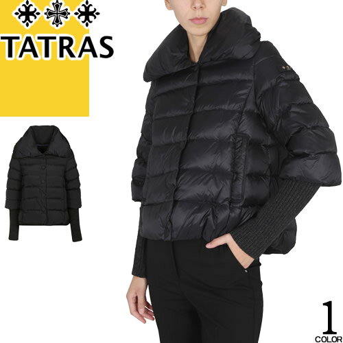 タトラス コルマ TATRAS COLMA ダウン ダウンジャケット レディース ニットリブスリーブ ショート ブランド きれいめ 軽量 大きいサイズ 黒 ブラック LTAT23A4696-Dのサムネイル