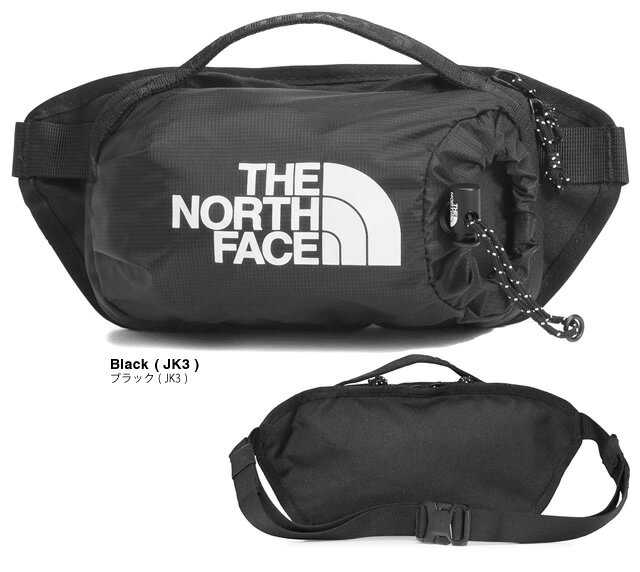 ノースフェイス THE NORTH FACE バッグ ショルダーバッグ ウエストバッグ ボディバッグ メンズ レディース 2022年春夏新作 ボザー ヒップパック 3 斜めがけ ブランド かっこいい ペットボトル 小さめ 黒 ブラック BOZER HIP PACK III S NF0A52RX [ネコポス発送]