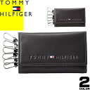 トミーヒルフィガー TOMMY HILFIGER キーケース メンズ レディース 2024年春夏新作 6連 革 本革 ポケット付き シンプル ブランド おしゃれ 入学祝 プレゼント ギフト 黒 ブラック ブラウン WELLESLEY 6 HOOK KEYCASE 31TL17X005 [ネコポス発送]