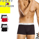 Tommy Hilfiger トミーヒルフィガー TOMMY HILFIGER ボクサーパンツ 3枚セット メンズ アンダーウェア 下着 ロゴ コットン おしゃれ 大きいサイズ ブランド プレゼント 黒 ブラック ネイビー BOXER BRIEFS 3 PACK 09TQ002 [ゆうパケ発送]