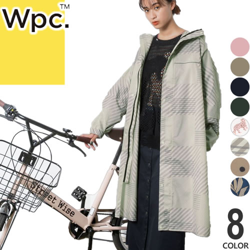 送料無料 wpc w.p.c レインコート レインポンチョ レインバイシクルスリーブポンチョ レインウェア R-1122-201 レディース 2024年春夏新作 撥水 防水 通勤 通学 おしゃれ シンプル 無地 自転車 ロング ドット 紺 ネイビー ベージュ RAIN BICYCLE SLEEVE PONCHORAIN BICYCLE SLEEVE PONCHO (R-1122-201) 傘をはじめとしたレイングッズを提案するブランド、 W.P.C(ダブリューピーシー)の袖付きレインポンチョ。 胸周に施されたパイピングはリフレクター仕様で薄暗い雨天や夜間でも、 より安全に自転車に乗れます。 生地の縫目には浸水防止のためにシームテープ処理が施された、 より水滴の侵入を防ぐ構造がポイントです。 同ブランドの晴雨兼用・折りたたみ傘もおすすめです。 INFORMATION＆DETAIL COLOR ※こちらが実物に最も近いお色味ですが、環境によって見え方は異なりますので、ご不安な点はお問い合わせください。 SPEC ブランド wpc. (ダブリューピーシー) 商品名 RAIN BICYCLE SLEEVE PONCHO (R-1122-201) 生産国 ・中国 素材 ・[無地]ナイロン100％ ※[柄物]ポリエステル100％ 素材別お手入れ方法 ※下記参照 仕様 ・ドローコード付きフード ・止水ファスナー＆ボタン開閉 ・袖絞り用ベロクロ付き ・手甲カバー付き ・縫目に浸水防止加工 ・防水＆撥水加工 ・収納ポーチ付き ・耐水圧10,000mmH2O(無地) ※耐水圧5,000mmH2O(柄物) 注意点 ・生産や入荷時期により仕様やデザイン、型番等が異なる場合がございます。 ・海外製品の為、小さな汚れやシミの様なものがある場合がございます。 ・商品の検品時に包装を一時開封する場合がございます。 ・入荷時期により商品番号が変わる場合がございます。 ・撥水性能は恒久的なものではございませんが、お手入れにより永く性能を保てます。 SIZE ※平置き実寸(cm)サイズ(スタッフ採寸) / ※商品によりサイズにばらつきがあります。(採寸方法は下記参照) サイズ 着丈 前丈 胸囲 裄丈 重量 収納時(縦×横) [OneSize] 115 107 114 86 490g 21×26 ご利用可能サービス メール便 可能 各情報への詳細リンク ⇒素材別お手入れ方法 ⇒採寸方法 ⇒メール便ご利用方法