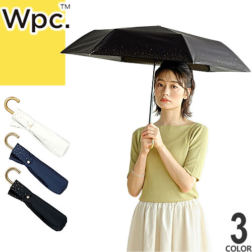 ワールドパーティー 日傘 レディース wpc w.p.c 傘 折りたたみ傘 日傘 レディース 2024年春夏新作 遮光リムスター ミニ 完全遮光 雨傘 晴雨兼用 軽量 丈夫 撥水 uvカット おしゃれ かわいい ブランド 紫外線対策 黒 紺 白 ブラック ネイビー ホワイト 星 50cm RIM STAR mini 801-16970-102