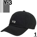 Y-3 ワイスリー ヨウジヤマモト adidas アディダス キャップ ベースボールキャップ 帽子 メンズ レディース 2024年春夏新作 ダッドキャップ ロゴ 刺繍 コットン 大きいサイズ 深め かっこいい ブランド 黒 ブラック DAD CAP IN2391