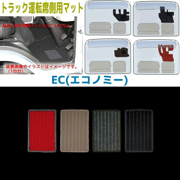 トラック用フロアマット運転席側用のみ【EC】プロフィア　H29/4～（3代目/17プロフィア）※セミトラクター・除雪車・構内専用車両以外