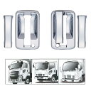 ドアハンドルガーニッシュ スマートキー無し車 07エルフハイキャブ/07フォワード/ファイブスターギガ スマートキーなし車用 左右セット 572211 JET INOUE(ジェットイノウエ)