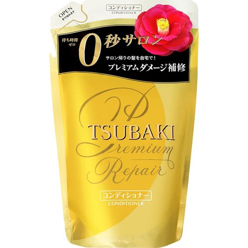 ツバキ(TSUBAKI) プレミアムリペア ヘアコンディショナー つめかえ用(330ml) サロン帰り サロントリートメント 美容成分 パサつき 毛先までうるおう フローラルフルーティーの香り ヘアケア モテ髪 つや髪 さらさら しっとり まとまる