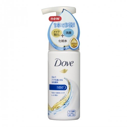 ダヴ 3in1 メイクも落とせる泡洗顔料(135ml)【メイク落とし 洗顔 化粧水 美容液配合 りしっとり 】 ダヴ 3in1 メイクも落とせる泡洗顔料(135ml)【メイク落とし 洗顔 化粧水 美容液配合 りしっとり 】