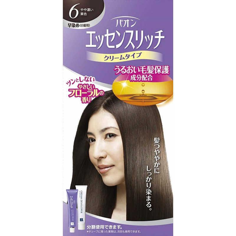 シュワルツコフ ヘンケル パオン エッセンスリッチ クリームタイプ 6 やや濃い栗色 白髪染め ヘアケア