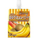 ハウスウェルネスフーズ まるでスムージー バナナ&フルーツミックス味 パウチ 150g × 6個 ゼリー飲料(4)