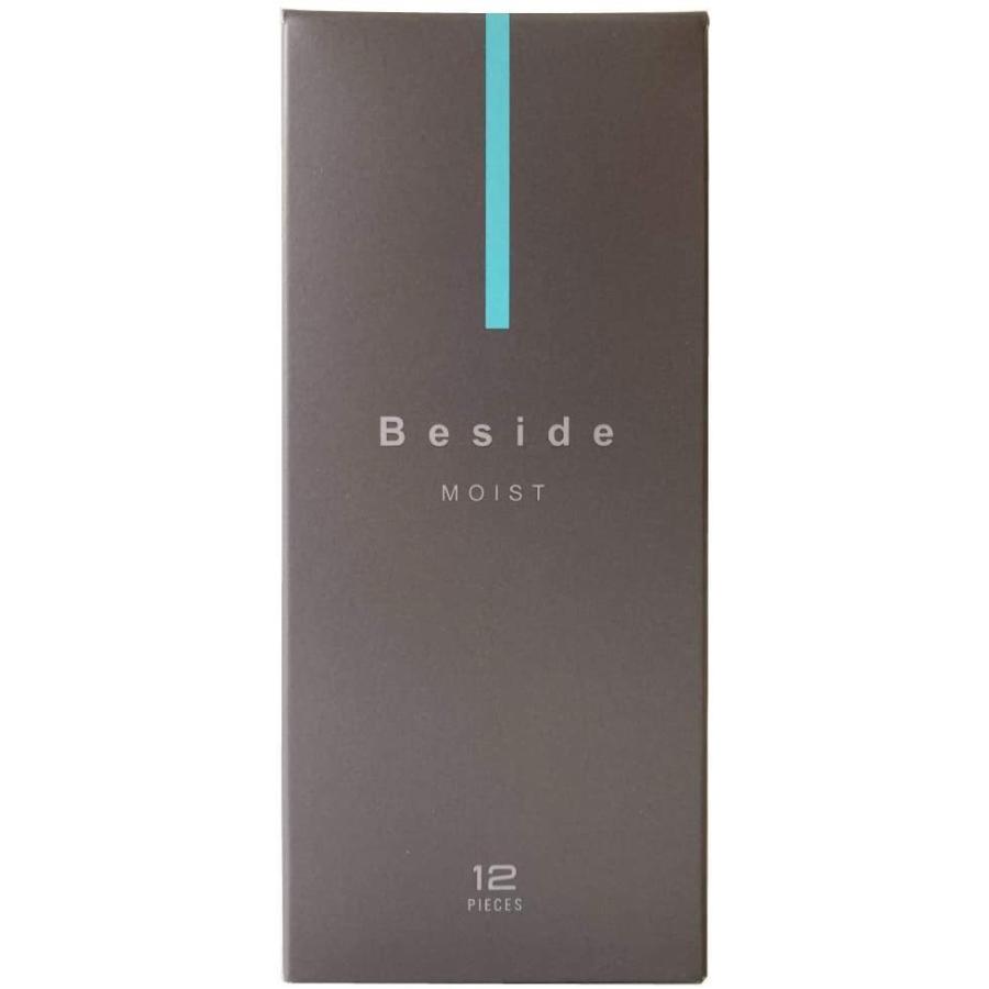 Besideコンドーム モイスト(12個入) ビーサイド　こんどーむ　避妊具　避妊用品　ゴム　男性向 ...