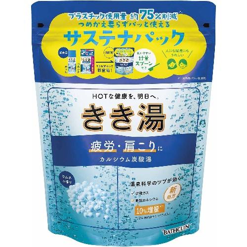 きき湯 カルシウム炭酸湯 ラムネの香り(360g) 入浴剤 炭酸ガス 薬用入浴剤 サステナパック