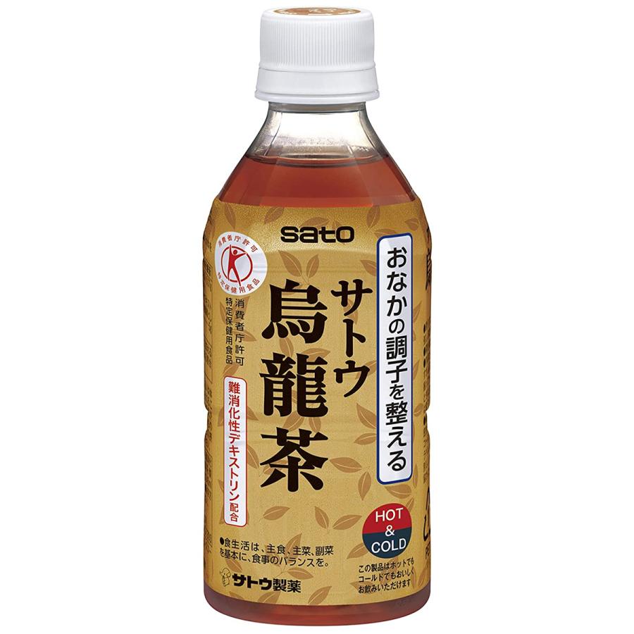 【佐藤製薬】サトウ烏龍茶 345ml × 24個 腸の活動を活発化 特定保健用食品 うーろんちゃ　ウーロンチャ