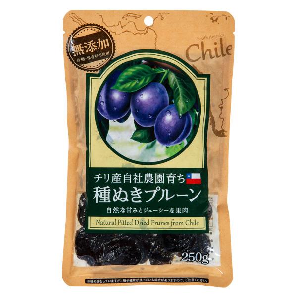木野物産 チリ産 プルーン 250g 種抜き ドライフルーツ 果物