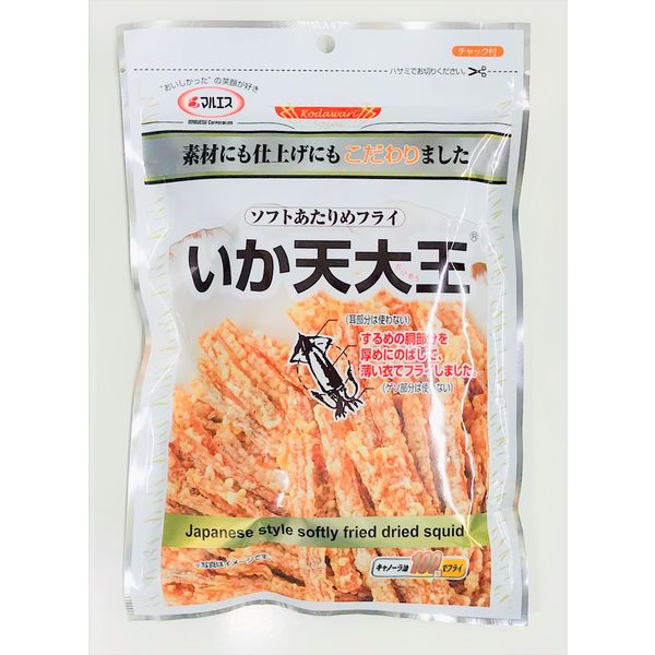 楽天マイドラ生活総合館マルエス いか天大王 60g × 10個 お菓子 珍味 おつまみ 袋 イカ