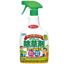 フマキラー やさしい除草剤 虫よけ除草王 1000ml 園芸 除草剤 雑草除去 忌避 殺虫 雑草 家まわり 駐車場 初心者向け ビギナー向け