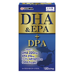 DHA＆EPA＋DPA　120カプセル 精製魚油