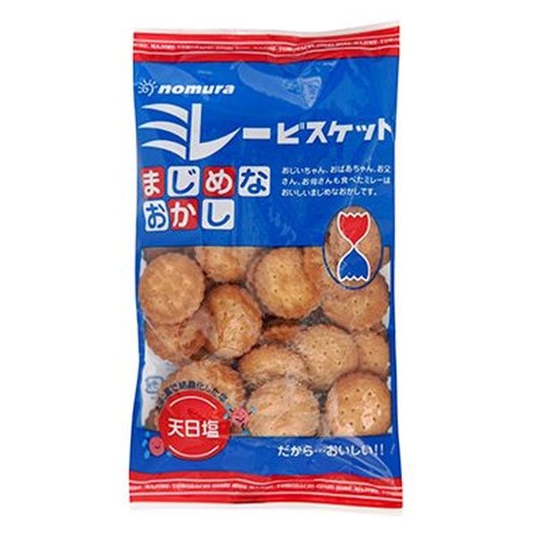 野村煎豆 まじめ ミレービスケット 120g × 20個 高知 お菓子 クッキー ビスケット 焼菓子 洋菓子 おやつ