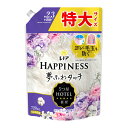 レノア ハピネス 夢ふわタッチ 柔軟剤 ホワイトムスク 詰め替え 特大(720mL) 5つ星ホテル推奨 ヨレ 毛玉 部屋干 静電気 洗濯 洗濯用洗剤