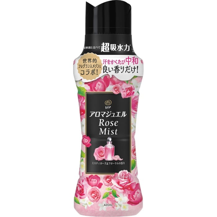 レノア アロマジュエル 香り付けビーズ アンティークローズ＆フローラル 本体(420mL) 洗剤 柔軟剤 クリ..