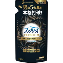 P&G ファブリーズW除菌＋消臭 プレミアムメン クールアクアの香り つめかえ 320ml 衣料用洗剤